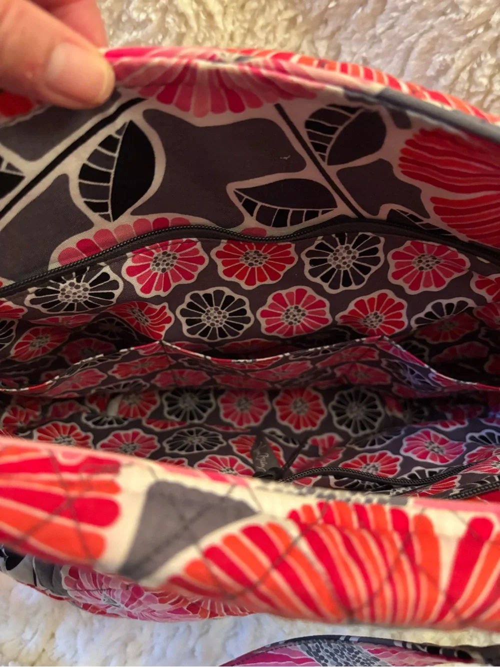 Vera Bradley fabric shoulder bag